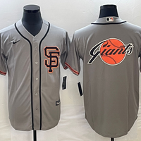 Men's San Francisco Giants Gray Road Replica Team Jersey1