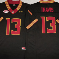 Men's Florida State Seminoles Jordan Travis #13 Black Player Jersey