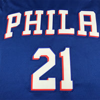 Men's Philadelphia 76ers Joel Embiid #21 Blue Swingman Jersey1 - Icon Edition