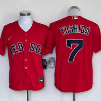 Men's Boston Red Sox Masataka Yoshida #7 Red Replica Player Jersey1