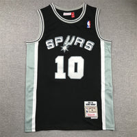 Men's San Antonio Spurs Dennis Rodman #10 Black 1993-94 Hardwood Classics Swingman Jersey1
