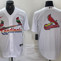 Men's St. Louis Cardinals White Alternate Replica Team Jersey1