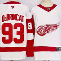 Men's Detroit Red Wings Alex DeBrincat #93 Fanatics White Player Jersey