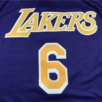 Men's Los Angeles Lakers LeBron James #6 Purple 2022/23 Swingman Player Jersey1