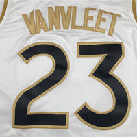 Men's Toronto Raptors Fred VanVleet White Swingman Player Jersey1