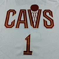 Men's Cleveland Cavaliers James Harden #1 White Swingman Jersey - Association Edition
