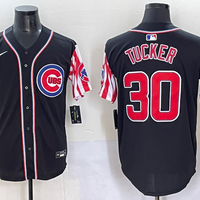 Men's Chicago Cubs Kyle Tucker #30 Black Limited Player Jersey