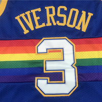 Men's Denver Nuggets Allen Iverson 2006-07 Hardwood Classics Swingman Jersey1