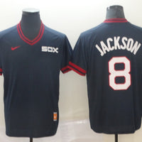Men's Chicago White Sox Bo Jackson #8 Navy Replica Baseball Jersey1