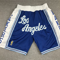 Men's Mitchell And Ness Los Angeles Lakers Basketball Shorts2