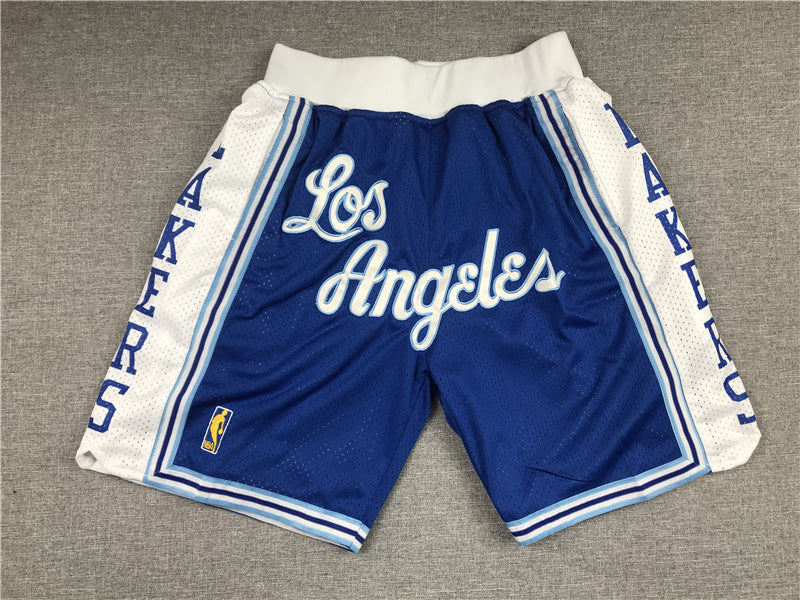 Men's Mitchell And Ness Los Angeles Lakers Basketball Shorts2