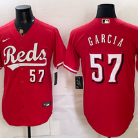 Men's Cincinnati Reds Julian Garcia #57 Red Replica Player Jersey