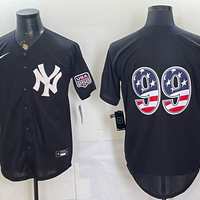 Men's New York Yankees Aaron Judge #99 Black USA 250 Fourth of July Home Stadium Jersey