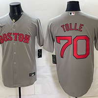 Men's Boston Red Sox Payton Tolle #70 Gray Replica Player Jersey