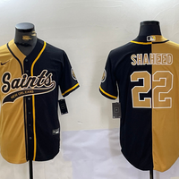 Men's New Orleans Saints Rashid Shaheed #22 Yellow/Black Player Jersey1
