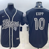 Men's Los Angeles Rams Cooper Kupp #10 Black RFLCTV Limited Jersey1 Joint Edition