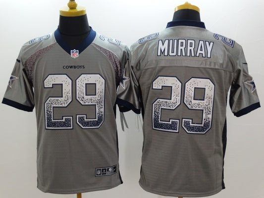 Men's Dallas Cowboys DeMarco Murray #29 Gray Game Jersey1