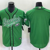 Men's Philadelphia Eagles Kelly Green Blank Jersey1