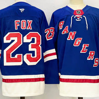 Men's New York Rangers Adam Fox #23 Fanatics Blue Jersey