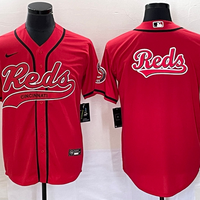 Men's Cincinnati Reds Red Replica Team Jersey1 Joint Edition