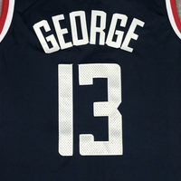 Men's LA Clippers Paul George Nike Navy 2022/23 Swingman Jersey1