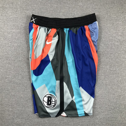 Men's Brooklyn Nets Black 2023/24 Swingman City Edition Shorts1
