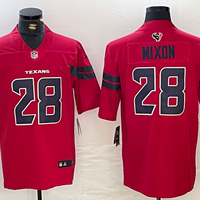 Men's Houston Texans Joe Mixon #28 Red Alternate Game Jersey