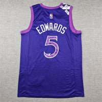Anthony Edwards Minnesota Timberwolves Purple City Edition Jersey - 2