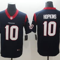 Men's Houston Texans DeAndre Hopkins #10 Navy Game Jersey1