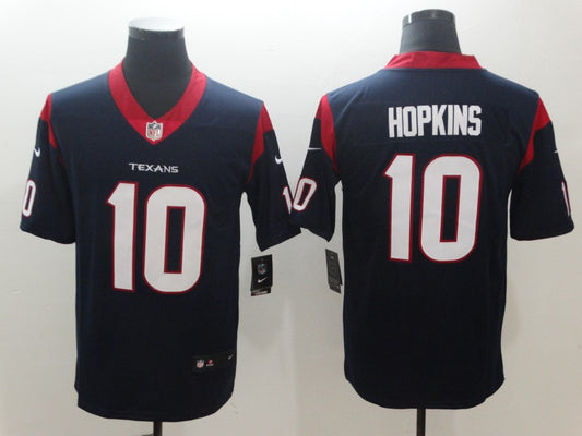 Men's Houston Texans DeAndre Hopkins #10 Navy Game Jersey1