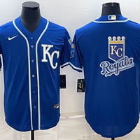 Men's Kansas City Royals Blue Replica Player Jersey1