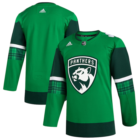 Men's Florida Panthers Kelly Green 2023 St. Patrick's Day Primegreen Authentic Blank Jersey1