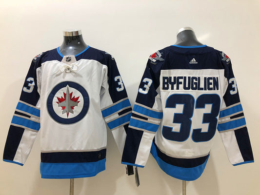 Men's Winnipeg Jets Dustin Byfuglien #33 White Player Jersey1