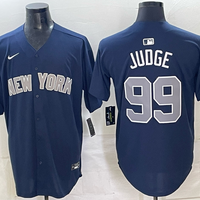 Men's New York Yankees Aaron Judge #99 Navy Replica Jersey