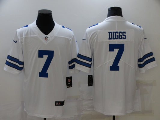 Men's Dallas Cowboys Trevon Diggs #7 White Game Player Jersey1