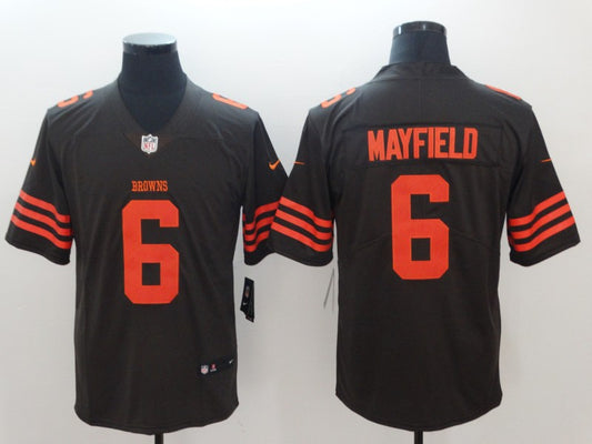 Men's Cleveland Browns Baker Mayfield Brown Player Legend Jersey1