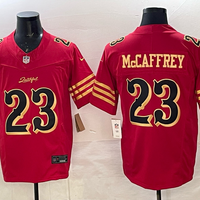 Men's San Francisco 49ers Christian McCaffrey #23 Red 2025 Rivalries Collection Game Jersey
