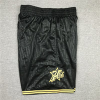 Men's Philadelphia 76ers Rat Year Limited Edition Black Basketball Shorts1