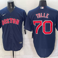 Men's Boston Red Sox Bryan Tolle #70 Navy Replica Player Jersey