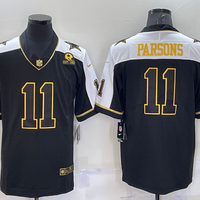 Men's Dallas Cowboys Micah Parsons #11 Black Game Jersey1