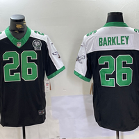 Men's Philadelphia Eagles Saquon Barkley #26 Black Team Game Jersey1