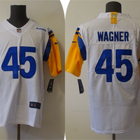 Men's Los Angeles Rams Bobby Wagner #45 White Game Jersey1