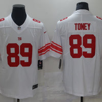 Men's New York Giants Kadarius Toney #89 White Game Jersey1