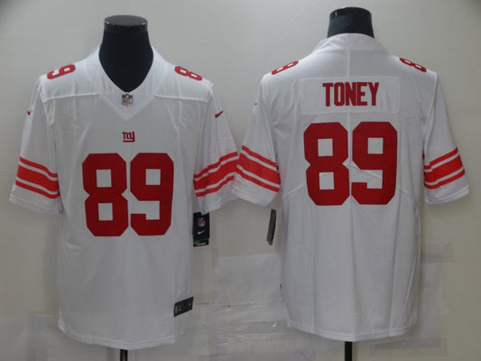 Men's New York Giants Kadarius Toney #89 White Game Jersey1