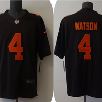 Men's Cleveland Browns Deshaun Watson #4 Brown Alternate Legend Jersey1