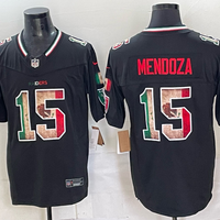 Men's Las Vegas Raiders Fernando Mendoza #15 Black Team  Game Jersey