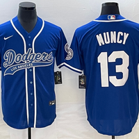 Men's Los Angeles Dodgers Max Muncy #13 Royal Player Jersey1 Joint Edition