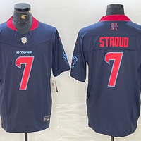 Men's Houston Texans C.J. Stroud #7 Navy 2nd Alternate Game Jersey