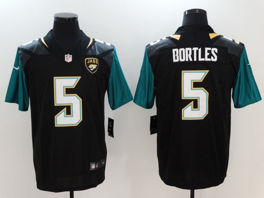 Men's Jacksonville Jaguars Blake Bortles #5 Black Game Jersey1