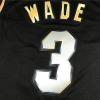 Men's Miami Heat Dwyane Wade #3 NBA Black Swingman Jersey1